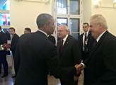 FOTO Zeman se setkal s Obamou. Ten podpořil jeho stanovisko ohledně Ukrajiny